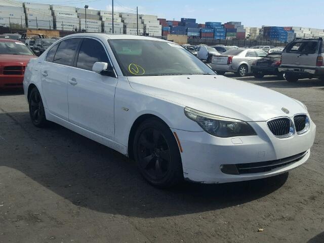 WBANU53578CT00477 - 2008 BMW 528 I WHITE photo 1