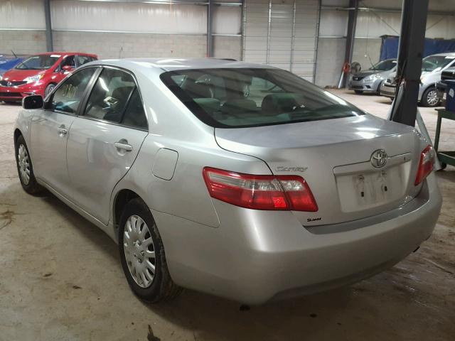 4T1BE46K78U749498 - 2008 TOYOTA CAMRY CE SILVER photo 3