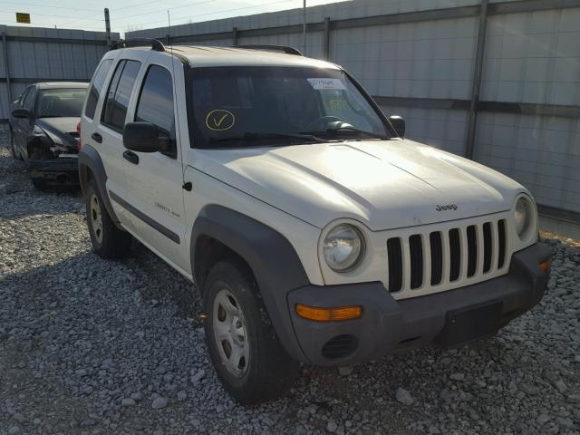 1J4FK48103W544356 - 2003 JEEP LIBERTY SP WHITE photo 1
