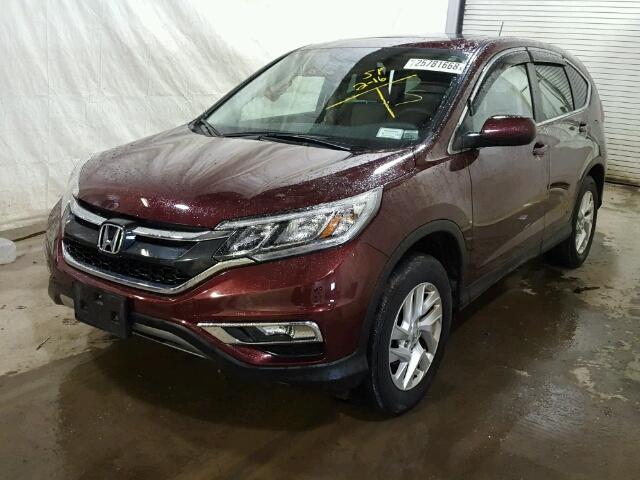 5J6RM4H57FL116686 - 2015 HONDA CR-V EX RED photo 2