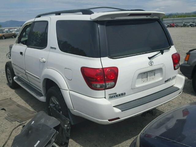 5TDBT48A35S246002 - 2005 TOYOTA SEQUOIA LI WHITE photo 3