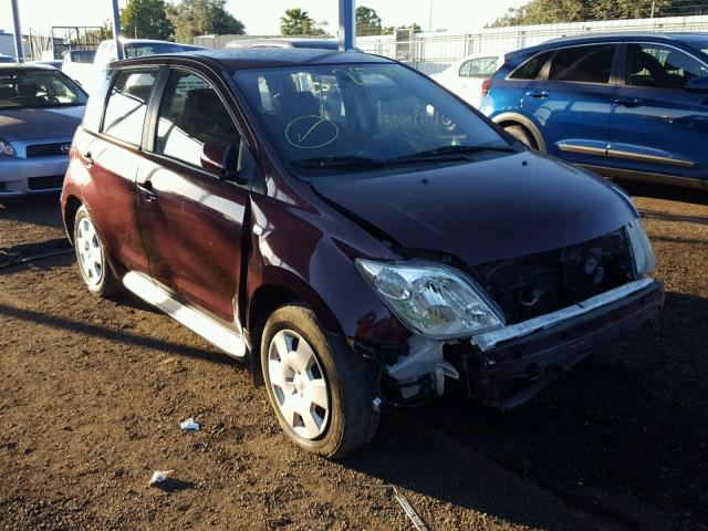 JTKKT604940046088 - 2004 TOYOTA SCION XA MAROON photo 1