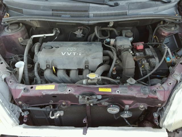 JTKKT604940046088 - 2004 TOYOTA SCION XA MAROON photo 7