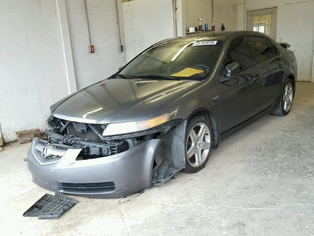 19UUA662X5A081277 - 2005 ACURA TL GRAY photo 2