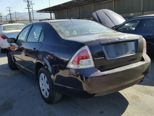 3FAHP06Z07R224244 - 2007 FORD FUSION S PURPLE photo 3