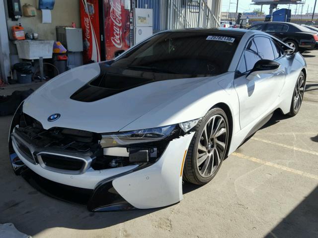 WBY2Z2C59GV675505 - 2016 BMW I8 WHITE photo 2