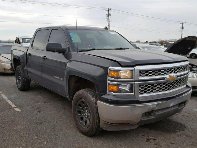 3GCUKREC6EG545061 - 2014 CHEVROLET SILVERADO BLACK photo 1