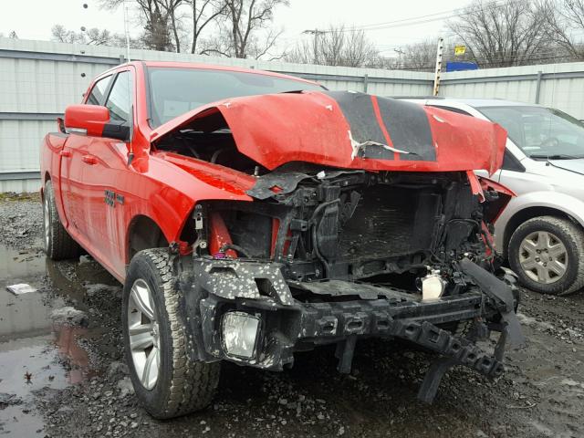 1C6RR7MT9GS215361 - 2016 RAM 1500 SPORT RED photo 1