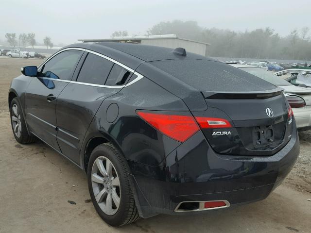 2HNYB1H45AH502651 - 2010 ACURA ZDX TECHNO BLACK photo 3