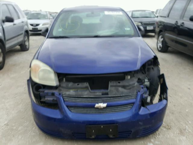 1G1AK15F377302393 - 2007 CHEVROLET COBALT LS BLUE photo 9