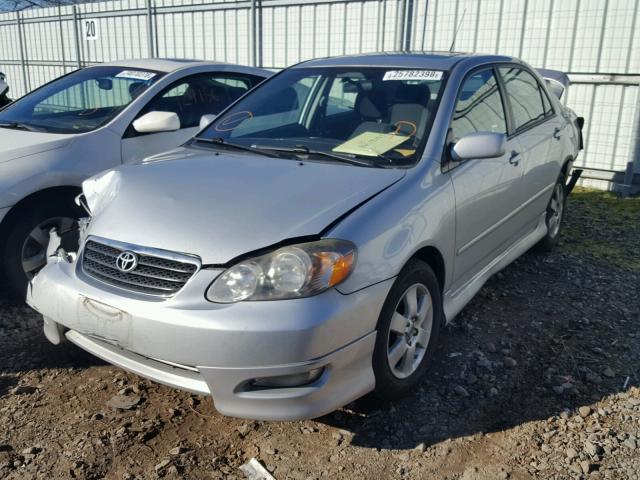 1NXBR32E38Z993180 - 2008 TOYOTA COROLLA CE SILVER photo 2