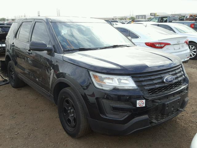 1FM5K8AR3HGB55748 - 2017 FORD EXPLORER P BLACK photo 1