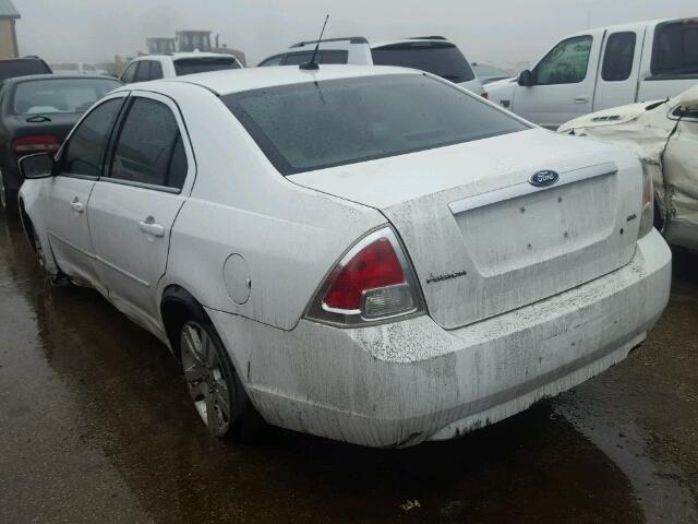 3FAHP08Z27R147177 - 2007 FORD FUSION SEL WHITE photo 3