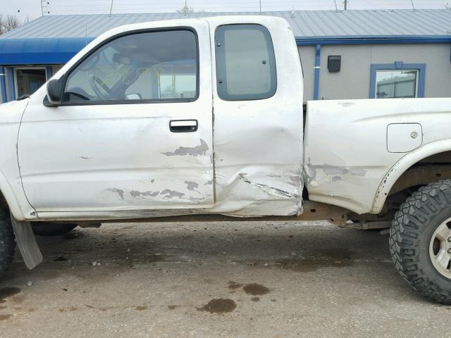 4TAWN72N7X2553971 - 1999 TOYOTA TACOMA XTR WHITE photo 9