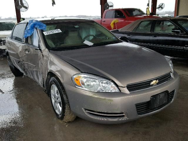 2G1WB58K979271199 - 2007 CHEVROLET IMPALA LS TAN photo 1