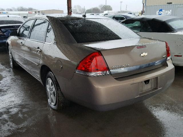 2G1WB58K979271199 - 2007 CHEVROLET IMPALA LS TAN photo 3