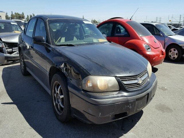 2G1WF52EX59343452 - 2005 CHEVROLET IMPALA BLACK photo 1