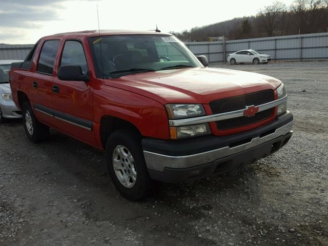 3GNEK12T14G161608 - 2004 CHEVROLET AVALANCHE RED photo 1