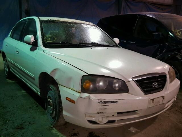 KMHDN46D64U793965 - 2004 HYUNDAI ELANTRA WHITE photo 1