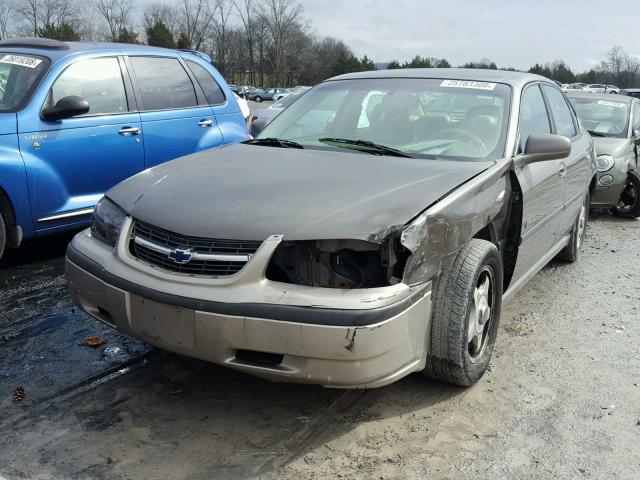 2G1WH55K129183436 - 2002 CHEVROLET IMPALA LS TAN photo 2