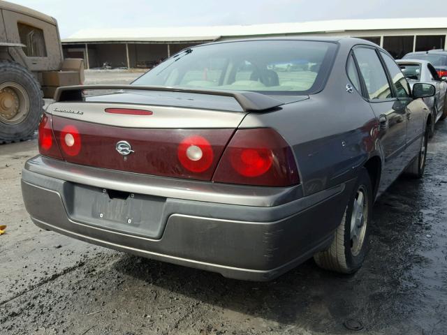 2G1WH55K129183436 - 2002 CHEVROLET IMPALA LS TAN photo 4