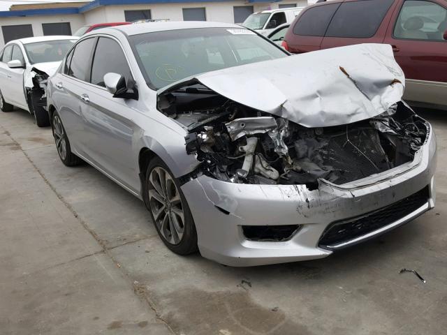 1HGCR2F57DA244988 - 2013 HONDA ACCORD SPO SILVER photo 1