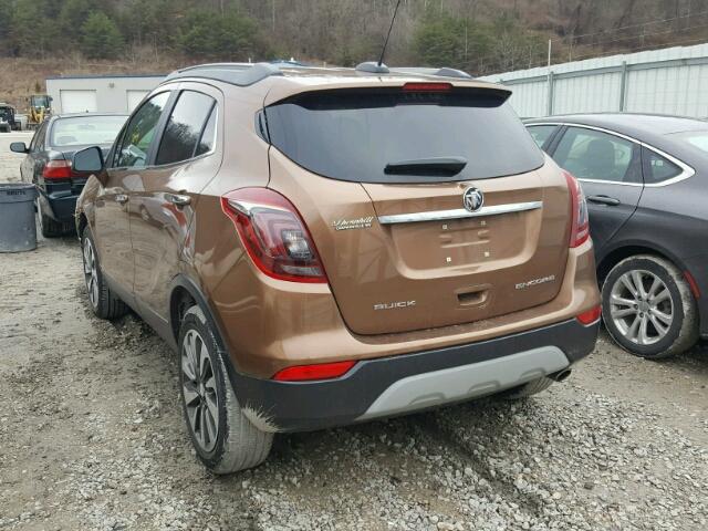 KL4CJCSB2HB086013 - 2017 BUICK ENCORE ESS BROWN photo 3