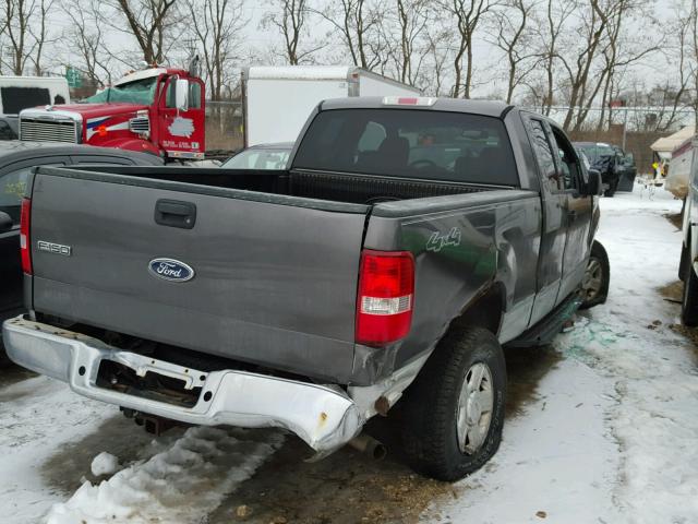 1FTPX14574FA02787 - 2004 FORD F150 GRAY photo 4