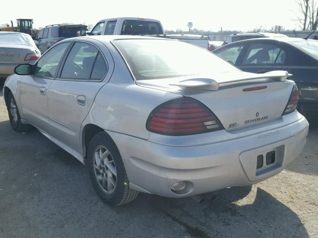 1G2NF52E53M717828 - 2003 PONTIAC GRAND AM S SILVER photo 3