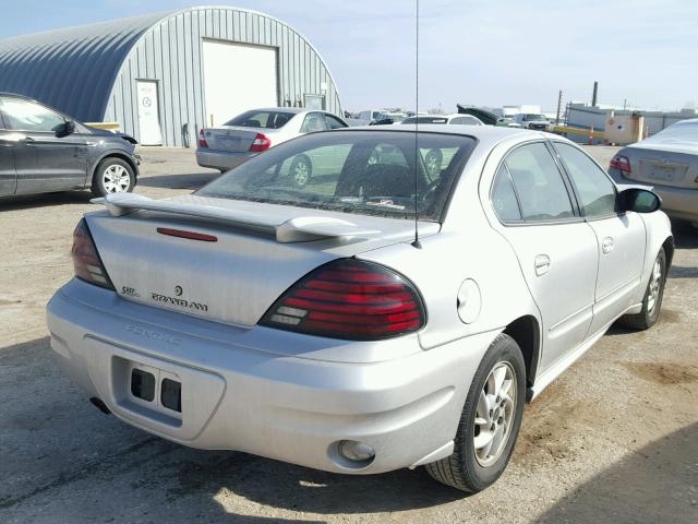 1G2NF52E53M717828 - 2003 PONTIAC GRAND AM S SILVER photo 4