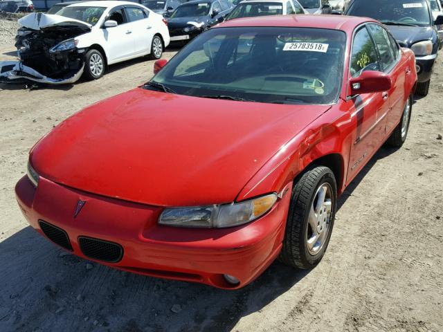 1G2WJ52K3VF225248 - 1997 PONTIAC GRAND PRIX RED photo 2