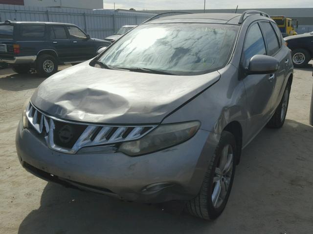 JN8AZ18W89W142961 - 2009 NISSAN MURANO S GRAY photo 2