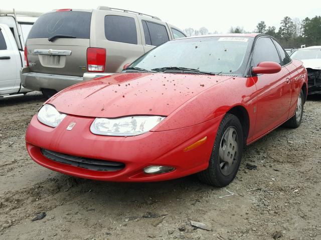 1G8ZR12792Z296965 - 2002 SATURN SC2 RED photo 2