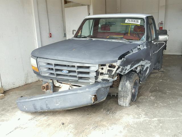 1FTDF15Y4PNA73065 - 1993 FORD F150 BLACK photo 2