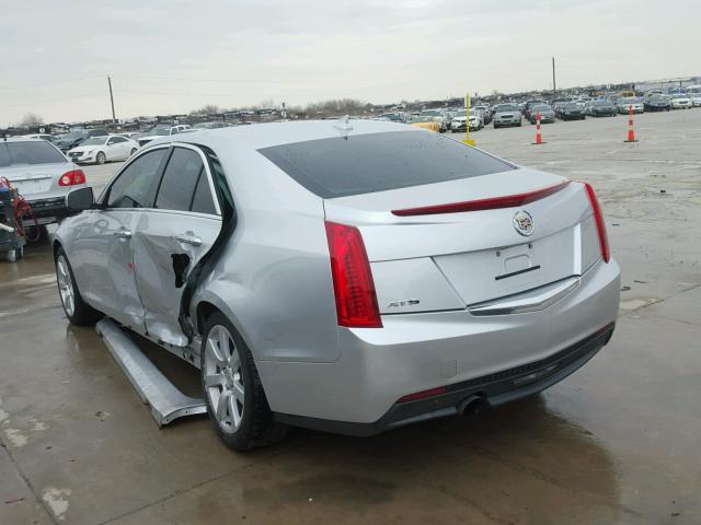 1G6AA5RAXE0109506 - 2014 CADILLAC ATS SILVER photo 3