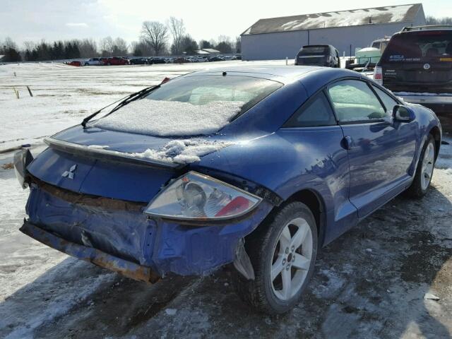 4A3AK24F16E031324 - 2006 MITSUBISHI ECLIPSE GS BLUE photo 4