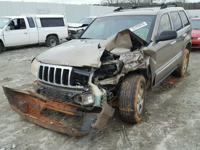 1J4HS58N56C103667 - 2006 JEEP GRAND CHER TAN photo 2