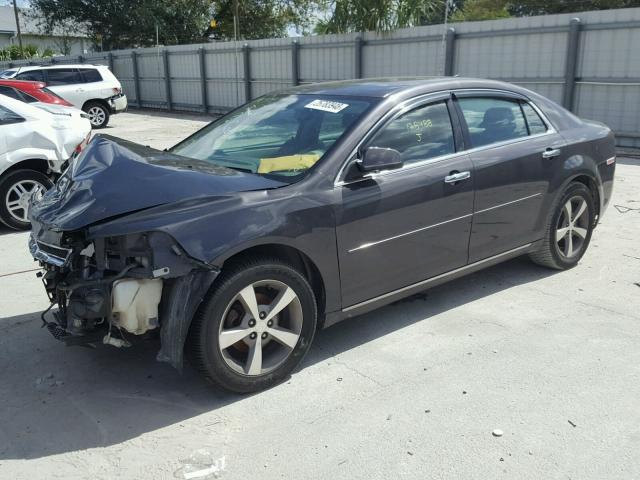 1G1ZC5E05CF352523 - 2012 CHEVROLET MALIBU 1LT 灰色 照片 2