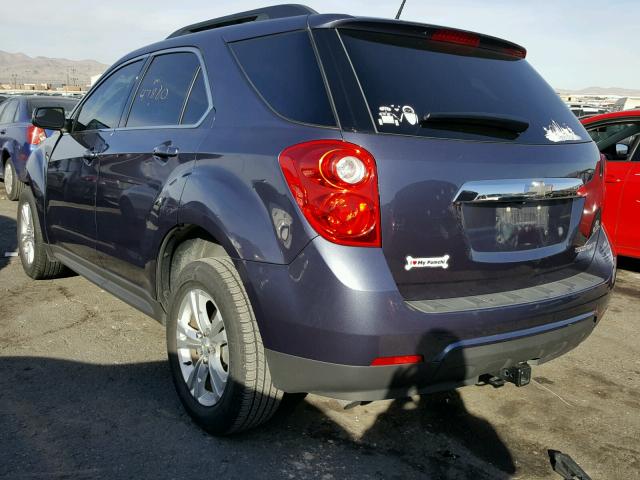 2GNALDEK1D6321904 - 2013 CHEVROLET EQUINOX LT BLUE photo 3