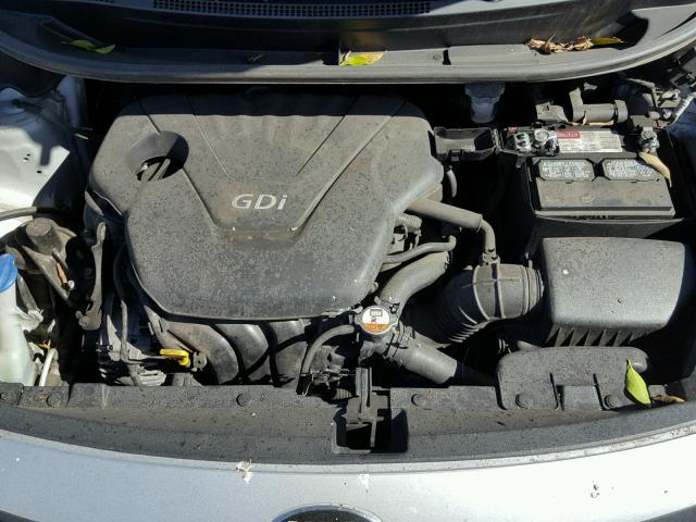 KNADM4A39E6410545 - 2014 KIA RIO LX Արծաթագույն լուսանկար 7