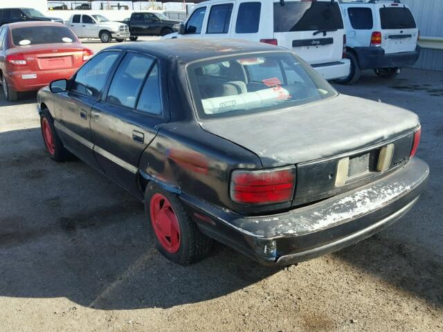 1G3NL5432PM004469 - 1993 OLDSMOBILE ACHIEVA S BLACK photo 3