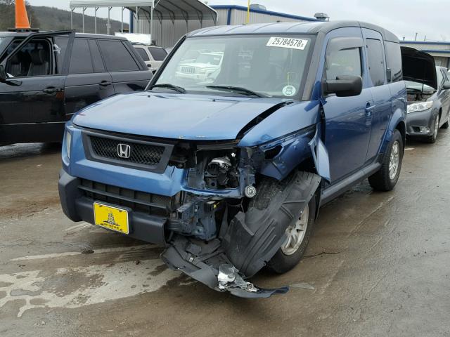 5J6YH28706L011283 - 2006 HONDA ELEMENT EX BLUE photo 2