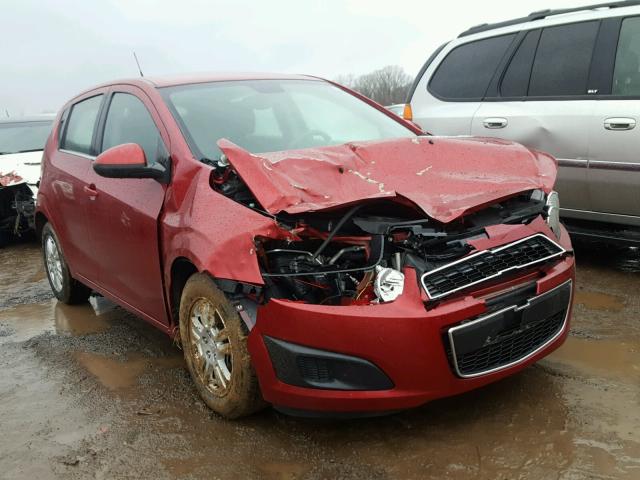 1G1JC6SB8D4184981 - 2013 CHEVROLET SONIC LT RED photo 1