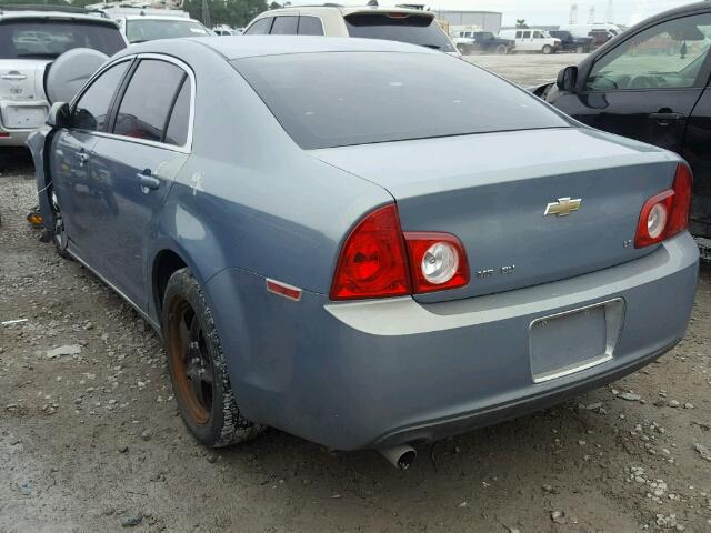 1G1ZH57B99F162247 - 2009 CHEVROLET MALIBU 1LT BLUE photo 3
