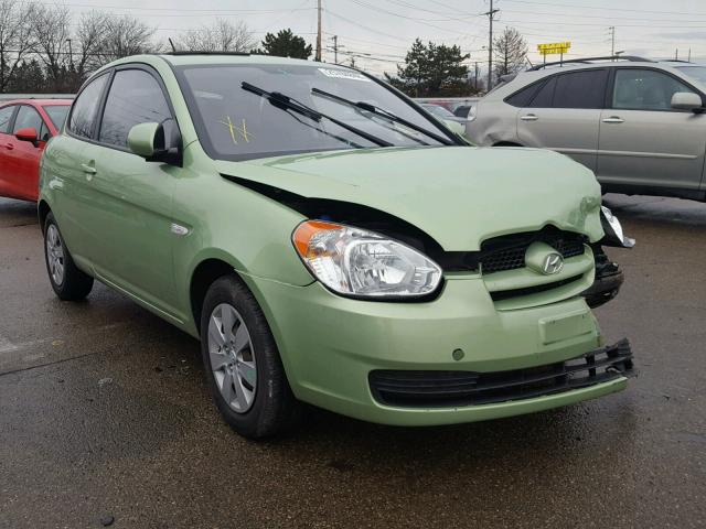 KMHCM3AC8BU188642 - 2011 HYUNDAI ACCENT GL GREEN photo 1