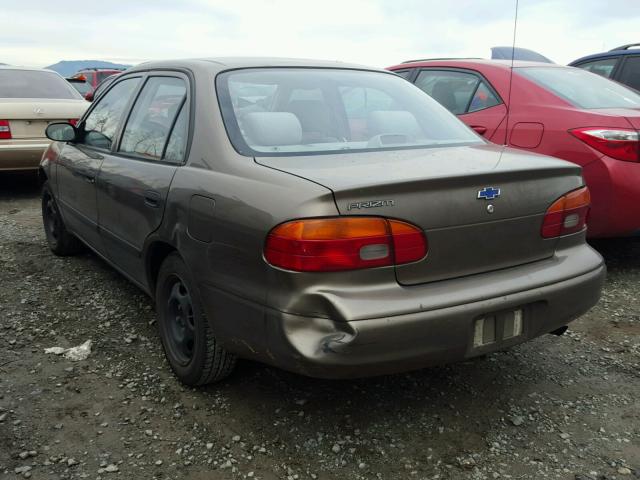 1Y1SK5282YZ422261 - 2000 CHEVROLET GEO PRIZM BROWN photo 3