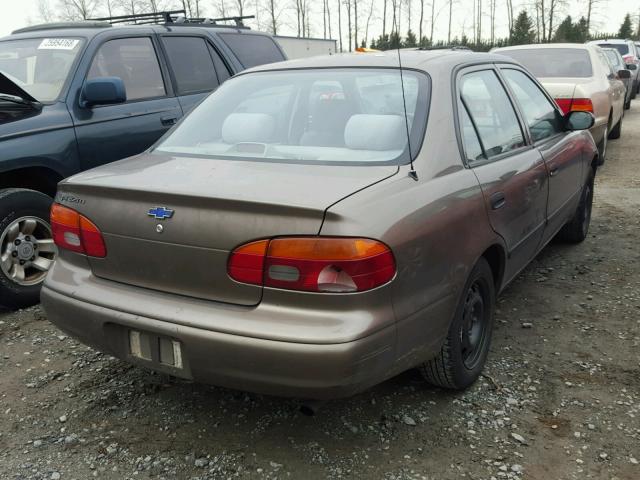 1Y1SK5282YZ422261 - 2000 CHEVROLET GEO PRIZM BROWN photo 4