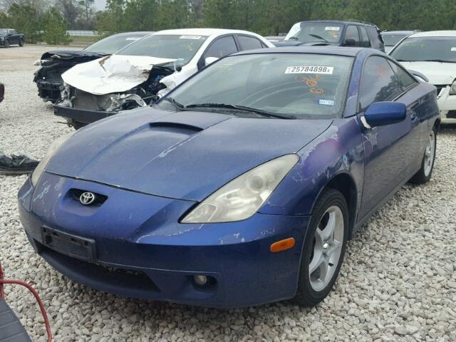 JTDDY38TXY0031455 - 2000 TOYOTA CELICA GT- BLUE photo 2