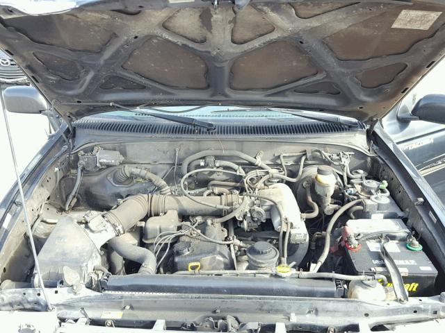 4TANL42N7XZ539407 - 1999 TOYOTA TACOMA BLACK photo 7