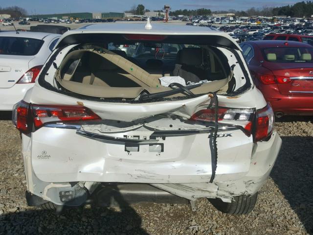 5J8TB3H35GL017393 - 2016 ACURA RDX BASE WHITE photo 9